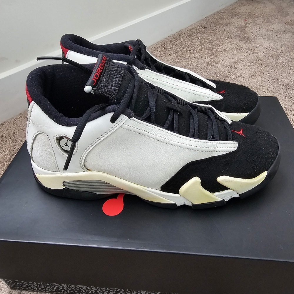 Jordan 14 Og black toe size 7